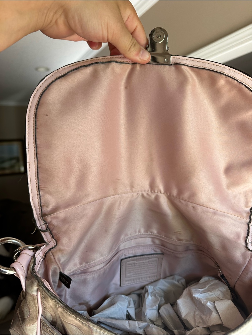 Vintage Coach Poppy Shoulder Bag - Picture 5 of 8